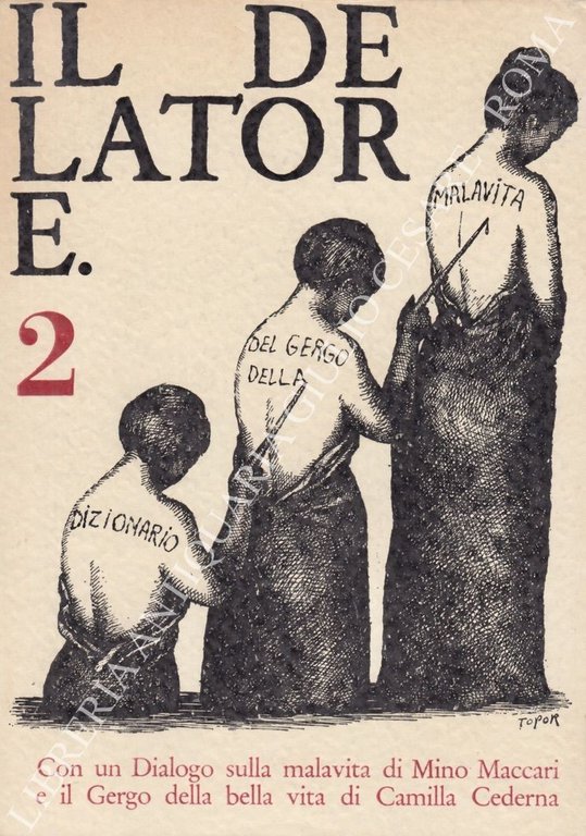 Il delatore. Numero 2 - Dizionario del gergo della malavita. … | Immagine Gallery 2