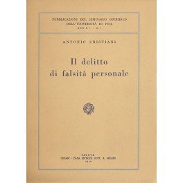 Il delitto di falsità personale