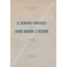 Il demanio comunale e il territorio giurisdizionale di Vallerotonda