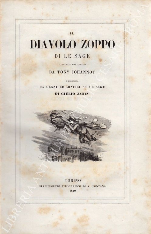 Il diavolo zoppo. Illustrato con intagli da Tony Johannot e … | Immagine Gallery 2