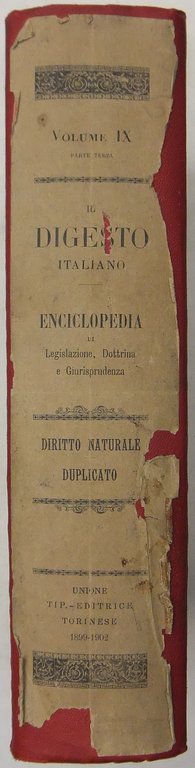 Il Digesto Italiano. Enciclopedia metodica e alfabetica di legislazione dottrina … | Immagine Gallery 2