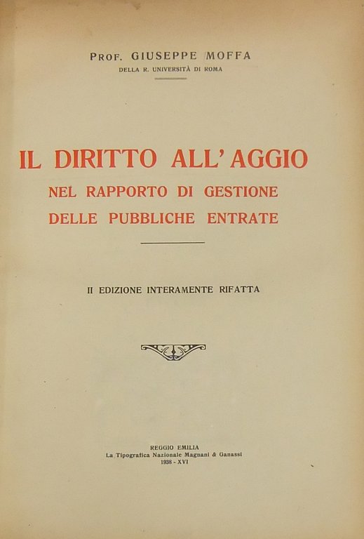 Il diritto all'aggio nel rapporto di gestione delle pubbliche entrate | Immagine Gallery 2