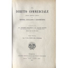 Il Diritto Commerciale. Rivista mensile critica di Dottrina, Legislazione e …