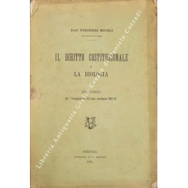 Il diritto costituzionale e la biologia. Discorso per l'inaugurazione dell'anno …