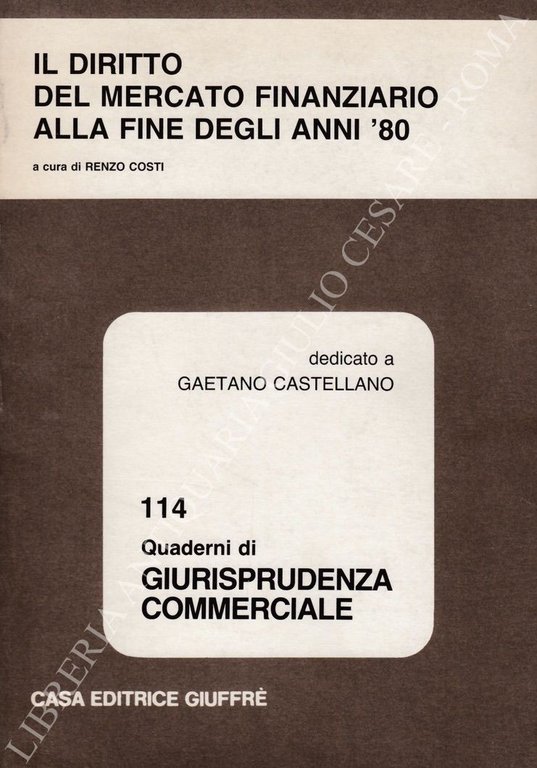Il diritto del mercato finanziario alla fine degli anni '80 | Immagine Gallery 2