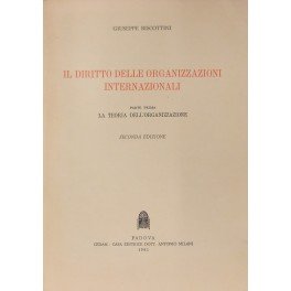 Il diritto delle organizzazioni internazionali. Parte prima - La teoria …
