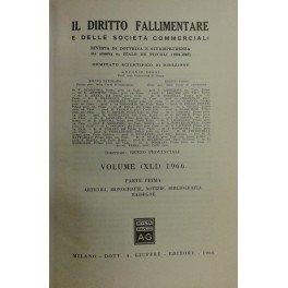 Il Diritto Fallimentare e delle societa commerciali. Rivista di dottrina …