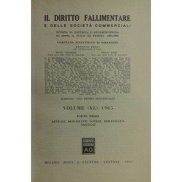 Il Diritto Fallimentare e delle societa commerciali. Rivista di dottrina …