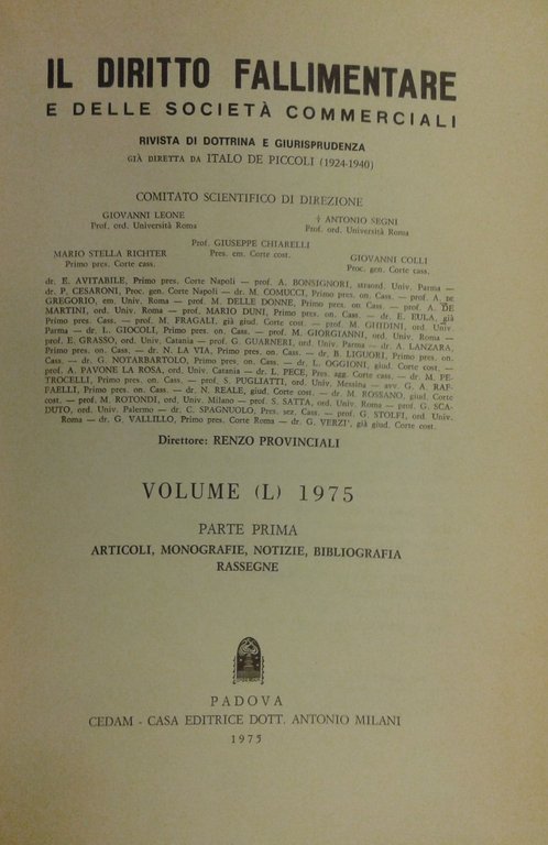 Il Diritto Fallimentare e delle società commerciali. Rivista di dottrina … | Immagine Gallery 2