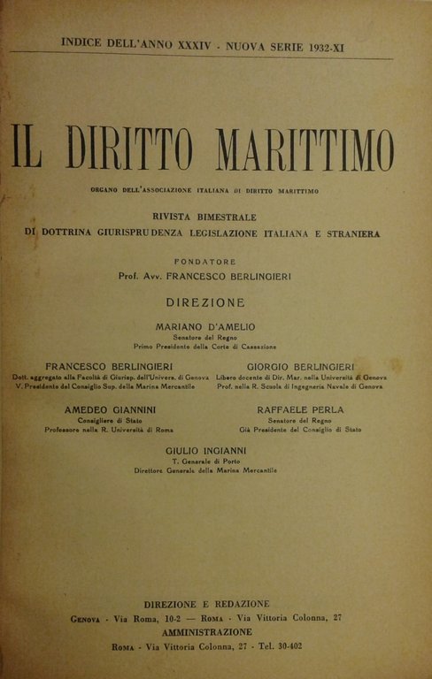 Il Diritto Marittimo. Rivista trimestrale di Dottrina, Giurisprudenza, Legislazione italiana … | Immagine Gallery 2