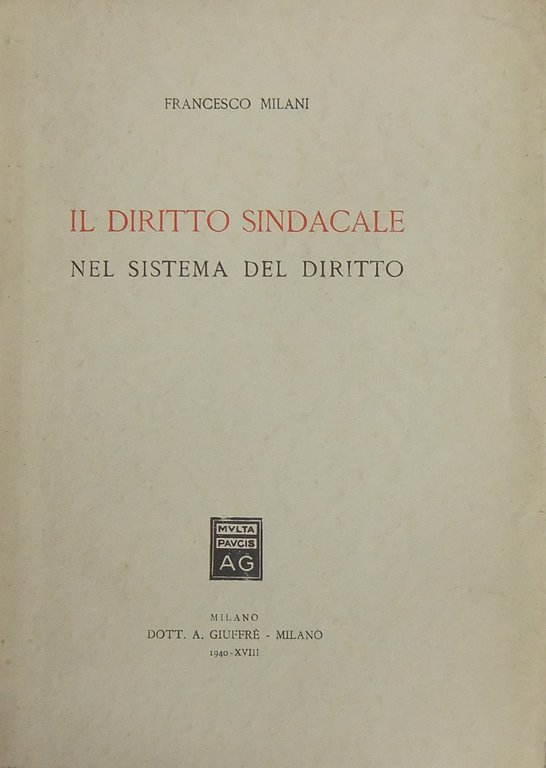 Il diritto sindacale nel sistema del diritto | Immagine Gallery 2