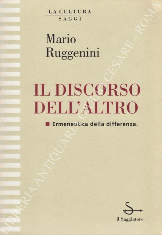 Il discorso dell'altro. Ermeneutica della differenza | Immagine Gallery 2