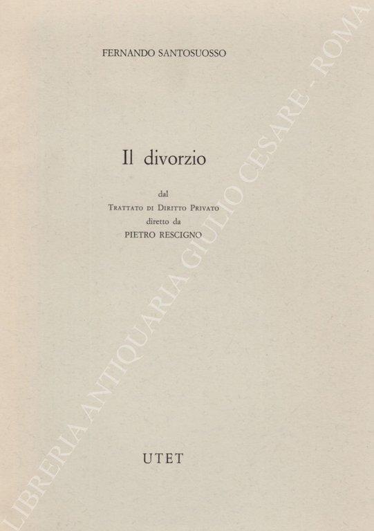 Il divorzio dal Trattato di Diritto Privato diretto da Pietro … | Immagine Gallery 2