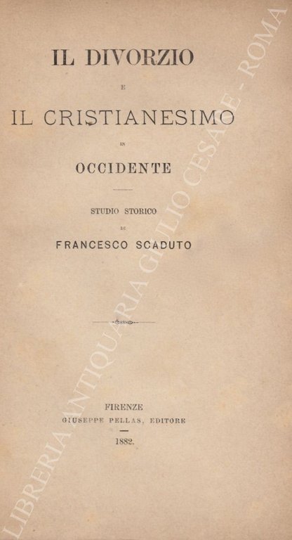 Il divorzio e il cristianesimo in Occidente. Studio storico | Immagine Gallery 2