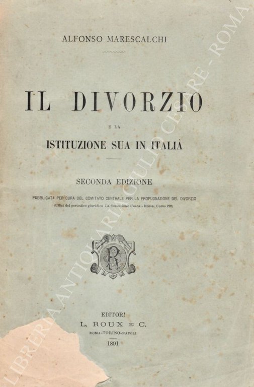 Il divorzio e la istituzione sua in Italia | Immagine Gallery 2