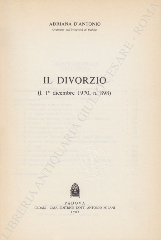 Il divorzio (L.1 dicembre 1970, n. 898) | Immagine Gallery 2