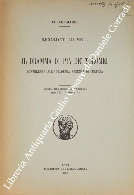 Il dramma di Pia de' Tolomei. Ricordati di me. Conferenza … | Immagine Gallery 2