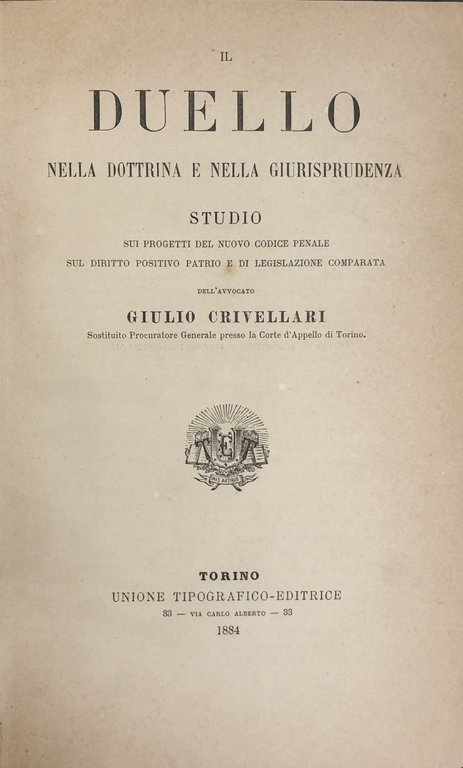 Il duello nella dottrina e nella giurisprudenza. Studio sui progetti … | Immagine Gallery 2