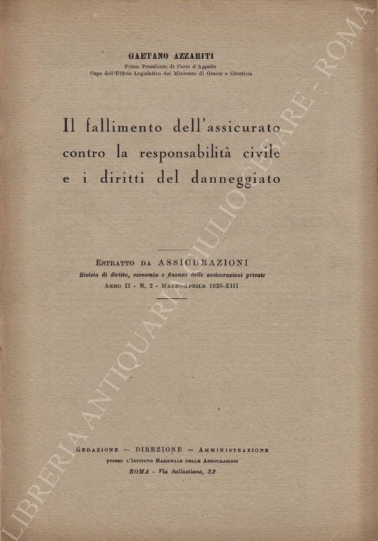 Il fallimento dell'assicurato contro la responsabilità civile e i diritti … | Immagine Gallery 2