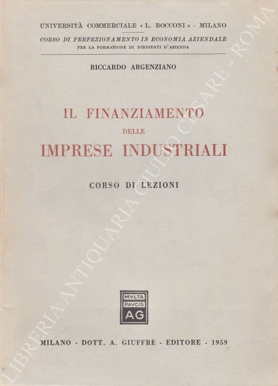 Il finanziamento delle imprese industriali. Corso di lezioni | Immagine Gallery 2
