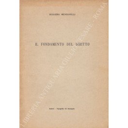 Il fondamento del diritto