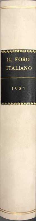 Il Foro Italiano. Fondato nell'anno 1876 da Enrico Scialoja. Anno … | Immagine Gallery 2