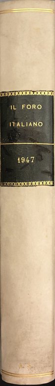 Il Foro Italiano. Fondato nell'anno 1876 da Enrico Scialoja. Anno … | Immagine Gallery 2