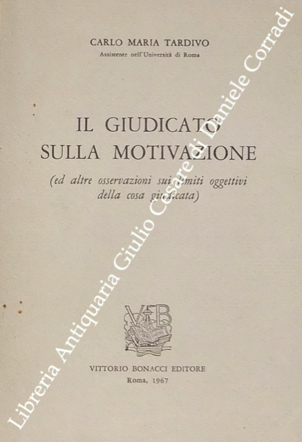 Il giudicato sulla motivazione (ed altre osservazioni sui limiti oggettivi … | Immagine Gallery 2
