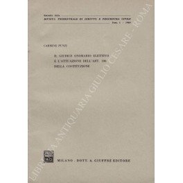 Il giudice onorario elettivo e l'attuazione dell'Art.106 della Costituzione | Immagine principale