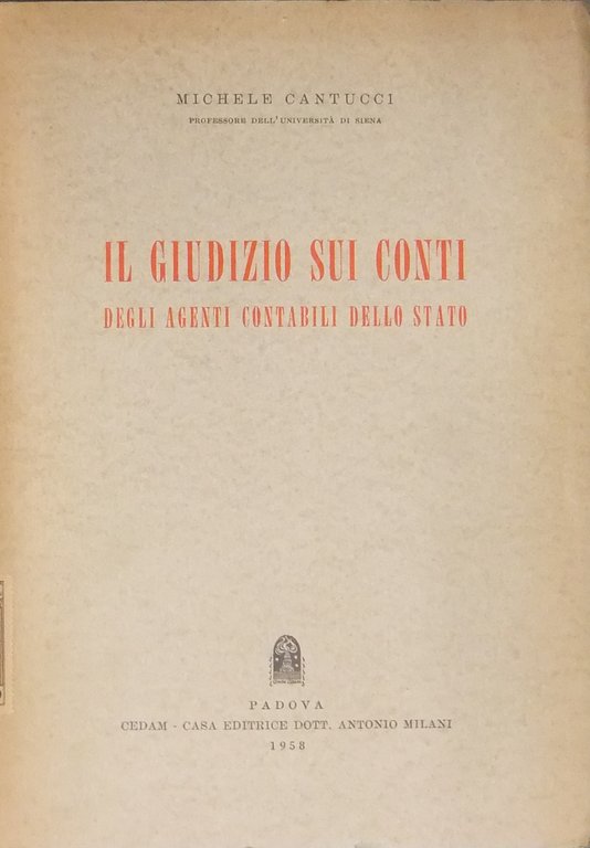 Il giudizio sui conti degli agenti contabili dello stato | Immagine Gallery 2