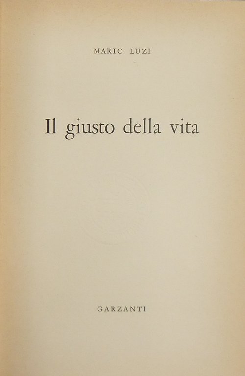 Il giusto della vita | Immagine Gallery 2