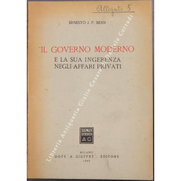 Il governo moderno e la sua ingerenza negli affari privati