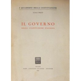 Il Governo nella Costituzione italiana