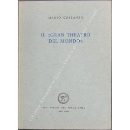 Il Gran Theatro del Mondo . Schede per lo studio …