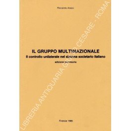Il gruppo multinazionale. Il controllo unilaterale nel sistema societario italiano | Immagine principale