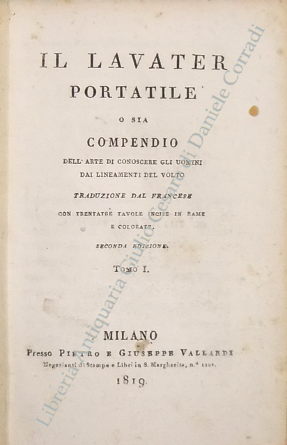 il Lavater portatile o sia compendio dell'arte di conoscere gli … | Immagine Gallery 2