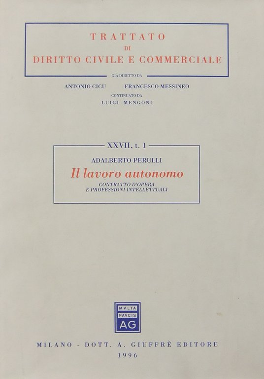Il lavoro autonomo. Contratto d'opera e professioni intellettuali | Immagine Gallery 2