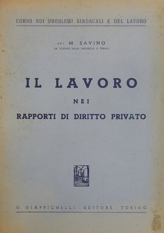 Il lavoro nei rapporti di diritto privato | Immagine Gallery 2