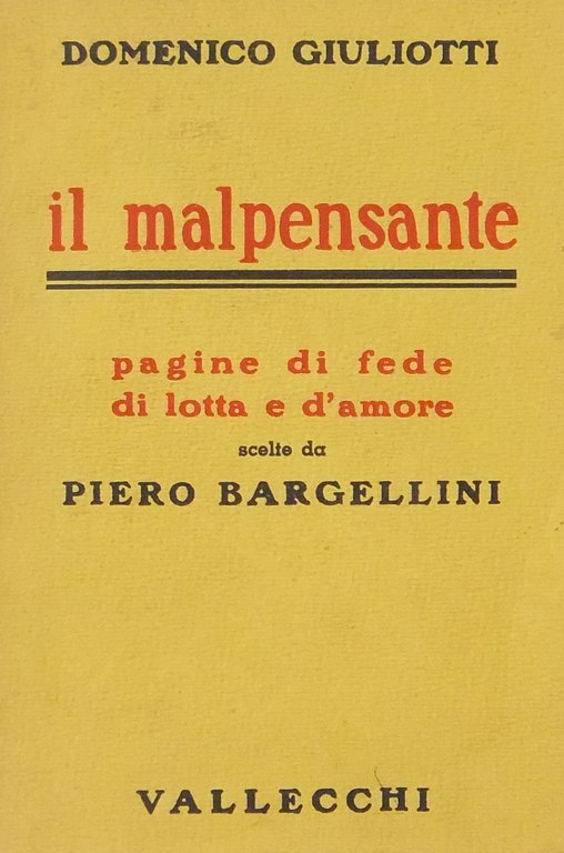 Il malpensante pagine di fede di lotta e d'amore. Scelte … | Immagine Gallery 2