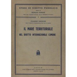 Il mare territoriale nel diritto internazionale comune