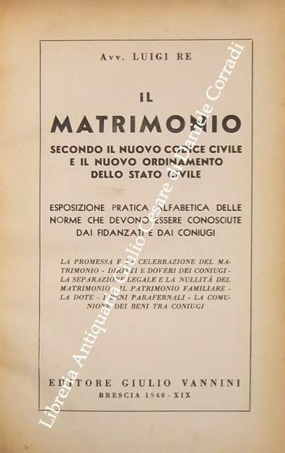 Il Matrimonio secondo il nuovo codice civile e il nuovo … | Immagine Gallery 2
