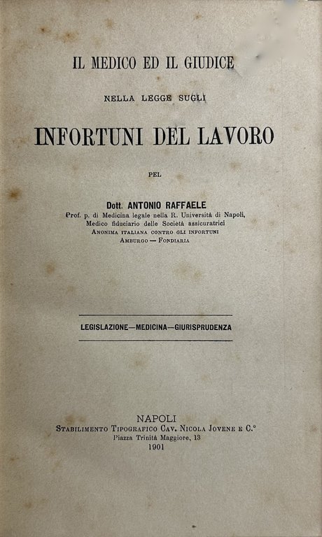 Il medico ed il giudice nella legge sugli infortuni del … | Immagine Gallery 2