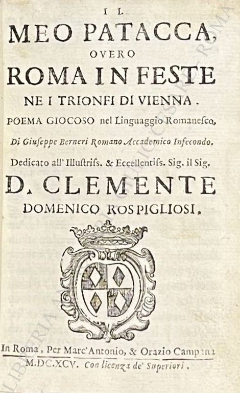 Il Meo Patacca overo Roma in feste ne i trionfi … | Immagine Gallery 3