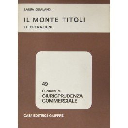 Il monte titoli. Le operazioni