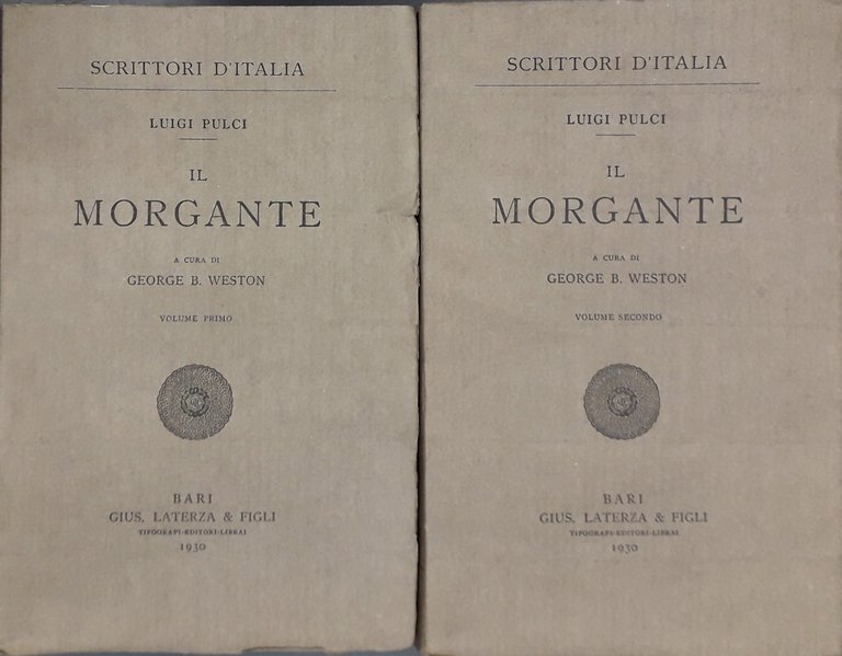Il Morgante. A cura di George B. Weston | Immagine Gallery 2