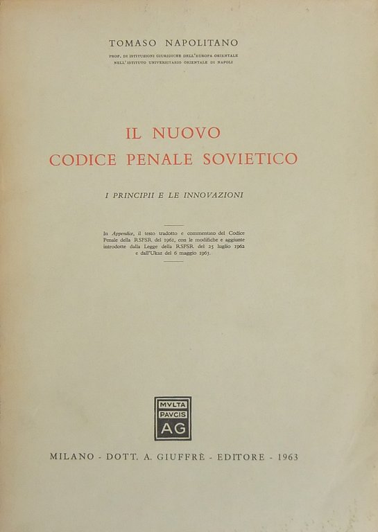 Il nuovo Codice penale sovietico. I principii e le innovazioni | Immagine Gallery 2