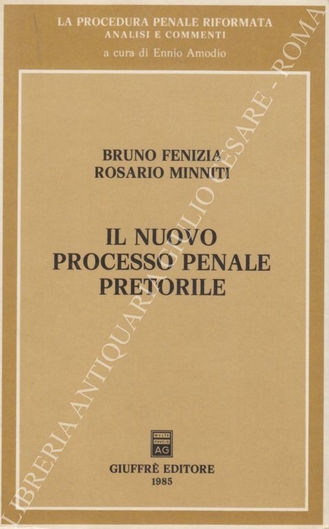 Il nuovo processo penale pretorile | Immagine Gallery 2