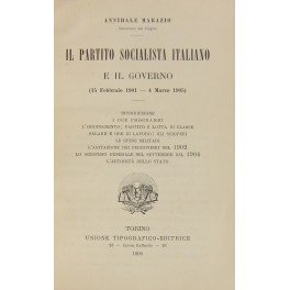 Il partito socialista italiano e il governo. (15 Febbraio 1901 …