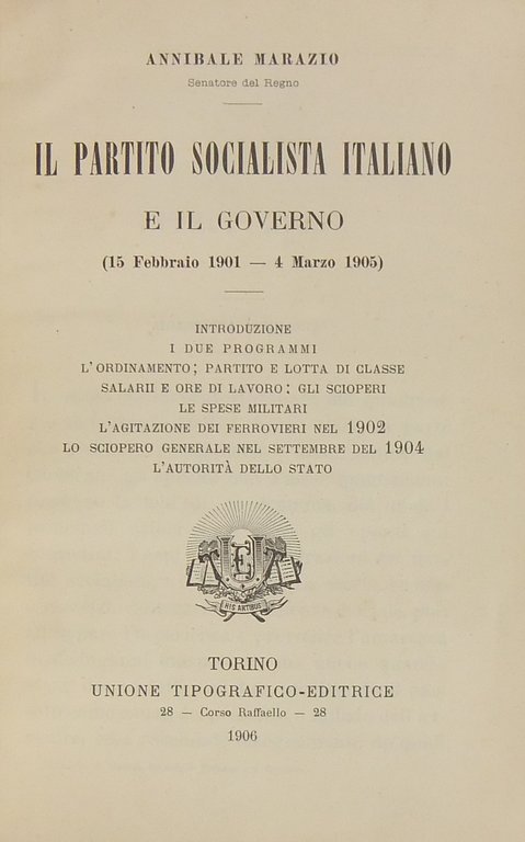 Il partito socialista italiano e il governo. (15 Febbraio 1901 … | Immagine Gallery 2