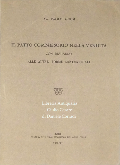 Il patto commissorio nella vendita con riguardo alle altre forme … | Immagine Gallery 2